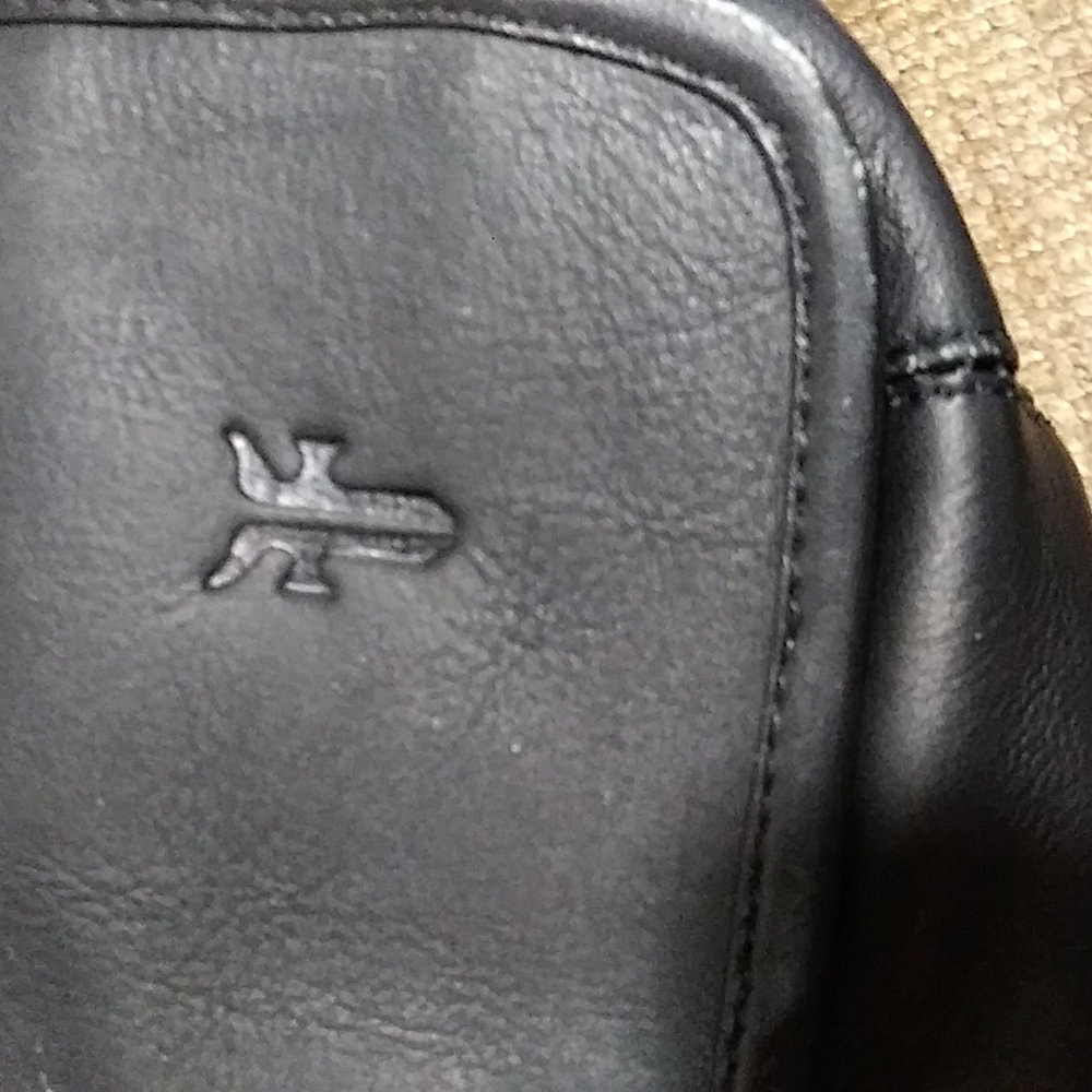 Vintage Frye leather messenger bag black - Picture 5 of 12